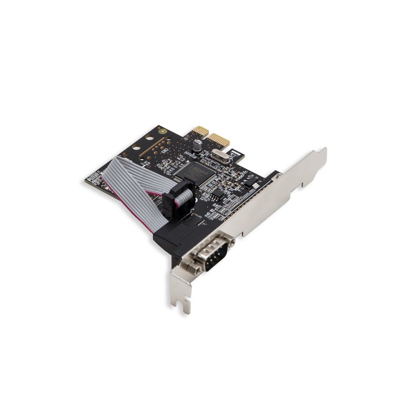 Syba Single Port PCI Express x1 RS232 Serial Adapter Card - PCIe RS232 Serial Host Controller to Single Serial DB9 Port - Image 3